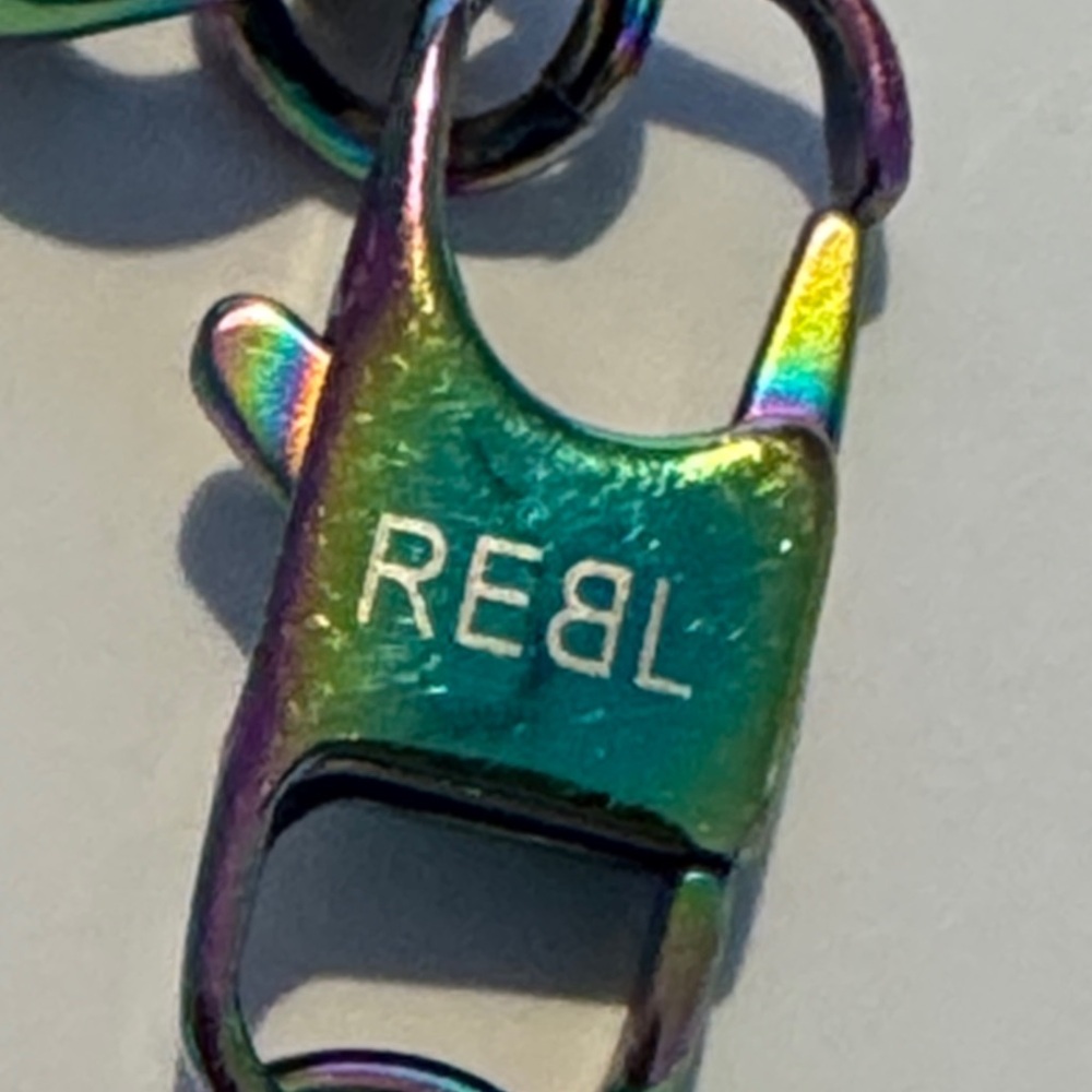 REBL Chunky Multicolor Chain Bracelet - Picture 2 of 5